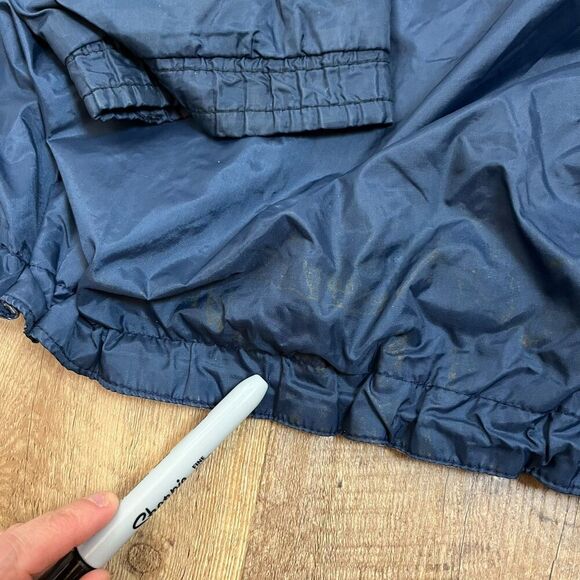 Vtg O'Neill Spellout Mock Neck Windbreaker Zip Oversized Surf M Embroidered USA - Picture 9 of 16